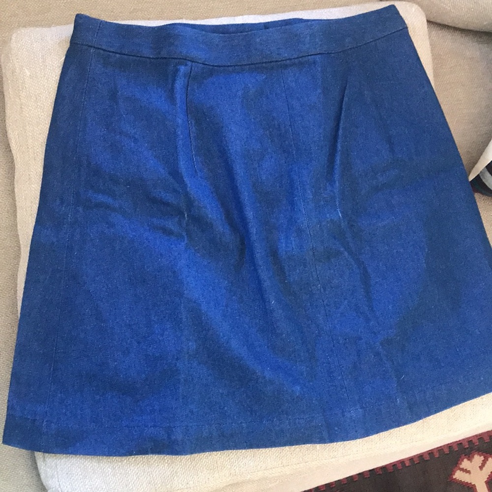 Rachel Antonoff Denim Mini Skirt - Picture 2 of 9
